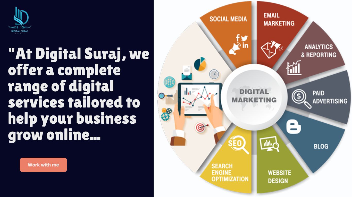 At Digital Suraj we offer a complete range of digital services tailored to help your business grow online