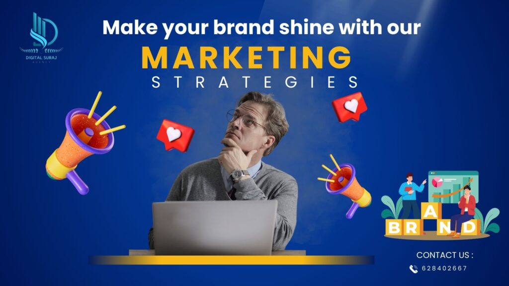 dark blue and yellow digital marketing Instagram post 1920 x 1080 px